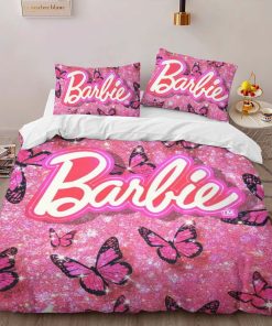 Alternative view of Housse De Couette Barbie – Papillons scintillants Parure de lit Ensemble De Literie