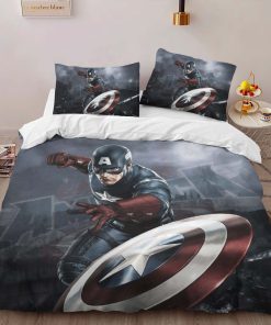 Alternative view of Housse De Couette Captain America Marvel 02 Parure de lit Ensemble De Literie