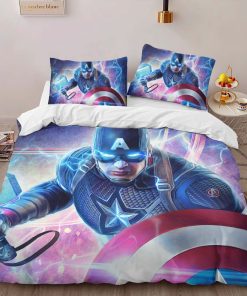 Alternative view of Housse De Couette Captain America Marvel 03 Parure de lit Ensemble De Literie