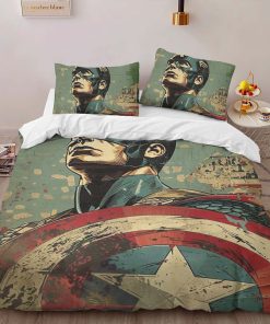 Alternative view of Housse De Couette Captain America Marvel 08 Parure de lit Ensemble De Literie