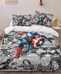 Alternative view of Housse De Couette Captain America Marvel 09 Parure de lit Ensemble De Literie
