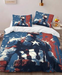 Alternative view of Housse De Couette Captain America Marvel 10 Parure de lit Ensemble De Literie