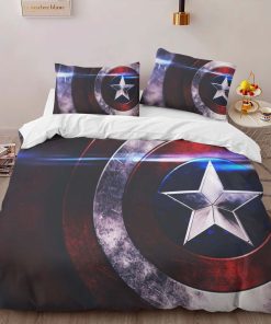 Alternative view of Housse De Couette Captain America – Bouclier 4 Parure de lit Ensemble De Literie