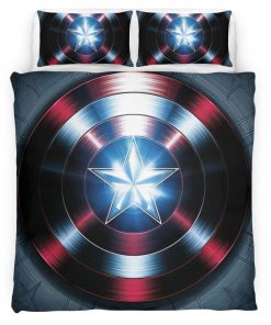 Housse De Couette Captain America – Bouclier 5 Parure de lit Ensemble De Literie