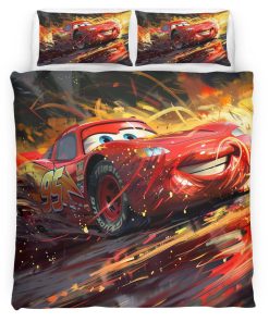 Housse De Couette Cars – Flash McQueen 95 – 14 Parure de lit Ensemble De Literie