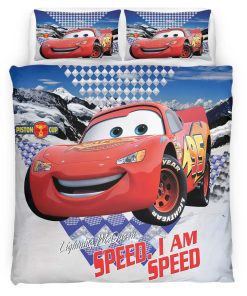 Housse De Couette Cars – Flash McQueen 95 – 20 Parure de lit Ensemble De Literie