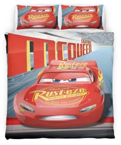 Housse De Couette Cars – Flash McQueen 95 – 3 Parure de lit Ensemble De Literie