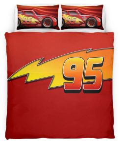 Housse De Couette Cars – Flash McQueen 95 – 9 Parure de lit Ensemble De Literie