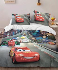Alternative view of Housse De Couette Cars – Flash McQueen à Tokyo – Rue Parure de lit Ensemble De Literie