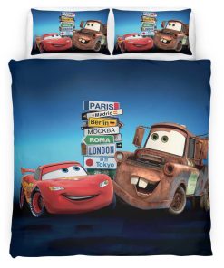 Housse De Couette Cars – Flash McQueen & Martin Parure de lit Ensemble De Literie