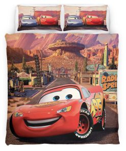 Housse De Couette Cars – Film Flash McQueen Parure de lit Ensemble De Literie