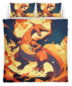 Housse De Couette Dracaufeu Pokémon 7 Parure de lit Ensemble De Literie