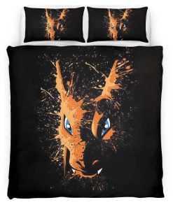 Housse De Couette Dracaufeu Pokémon 9 Parure de lit Ensemble De Literie