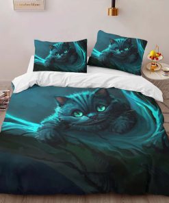 Alternative view of Housse De Couette Chat du Cheshire – Alice au pays des merveilles 02 Parure de lit Ensemble De Literie