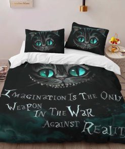 Alternative view of Housse De Couette Chat du Cheshire – Alice au pays des merveilles 03 Parure de lit Ensemble De Literie