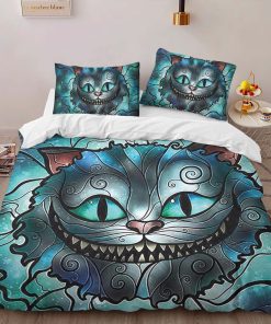 Alternative view of Housse De Couette Chat du Cheshire – Alice au pays des merveilles 05 Parure de lit Ensemble De Literie