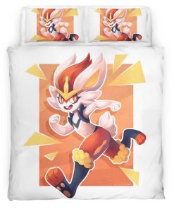 Housse De Couette Pyrobut Pokémon 2 Parure de lit Ensemble De Literie