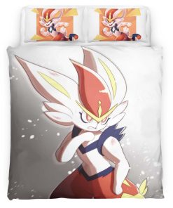 Housse De Couette Pyrobut Pokémon 3 Parure de lit Ensemble De Literie