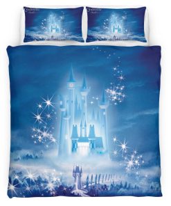 Housse De Couette Cendrillon – Château Disney Parure de lit Ensemble De Literie