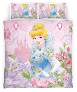 Housse De Couette Cendrillon – Princesse Disney 02 Parure de lit Ensemble De Literie