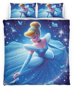 Housse De Couette Cendrillon – Princesse Disney 06 Parure de lit Ensemble De Literie