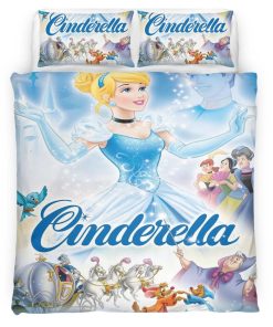 Housse De Couette Cendrillon – Princesse Disney 11 Parure de lit Ensemble De Literie