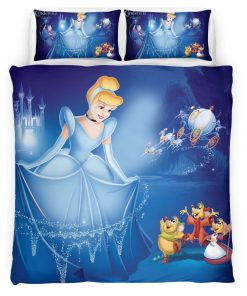 Housse De Couette Cendrillon – Princesse Disney 13 Parure de lit Ensemble De Literie