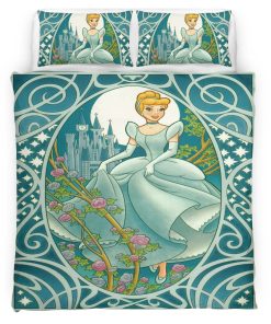 Housse De Couette Cendrillon – Princesse Disney 18 Parure de lit Ensemble De Literie