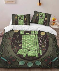 Alternative view of Housse De Couette Creeper Minecraft 02 Parure de lit Ensemble De Literie