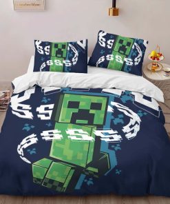 Alternative view of Housse De Couette Creeper Minecraft 03 Parure de lit Ensemble De Literie