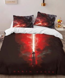 Alternative view of Housse De Couette Dark Vador sabre laser rouge Parure de lit Ensemble De Literie