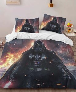 Alternative view of Housse De Couette Dark Vador avec flammes Star Wars 1005 Parure de lit Ensemble De Literie