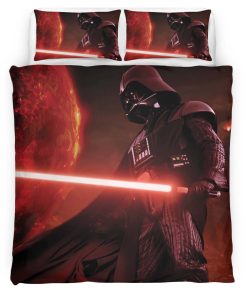Housse De Couette Dark Vador sabre laser rouge Parure de lit Ensemble De Literie