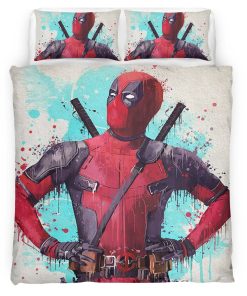 Housse De Couette Deadpool 18 Parure de lit Ensemble De Literie