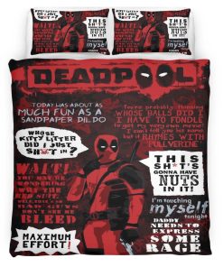 Housse De Couette Deadpool 21 Parure de lit Ensemble De Literie
