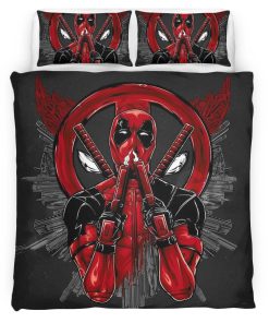Housse De Couette Deadpool 7 Parure de lit Ensemble De Literie