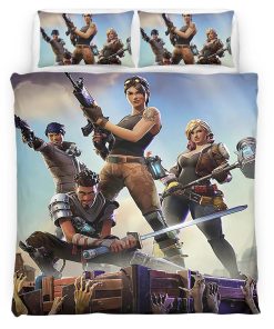 Housse De Couette Skin par défaut Fortnite Parure de lit Ensemble De Literie