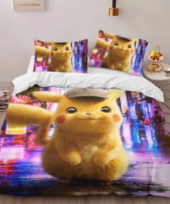Alternative view of Housse De Couette Détective Pikachu Parure de lit Ensemble De Literie