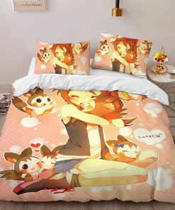 Alternative view of Housse De Couette Détective Pokémon Personnages du film Parure de lit Ensemble De Literie