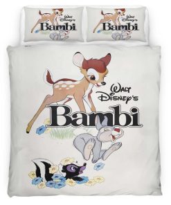 Housse De Couette Bambi & Panpan Disney 09 Parure de lit Ensemble De Literie