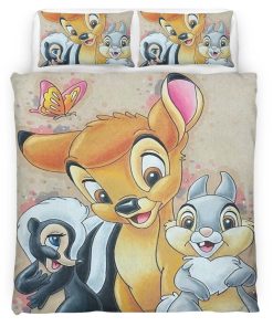 Housse De Couette Bambi & Panpan Disney 11 Parure de lit Ensemble De Literie