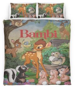 Housse De Couette Bambi & Panpan Disney 8 Parure de lit Ensemble De Literie