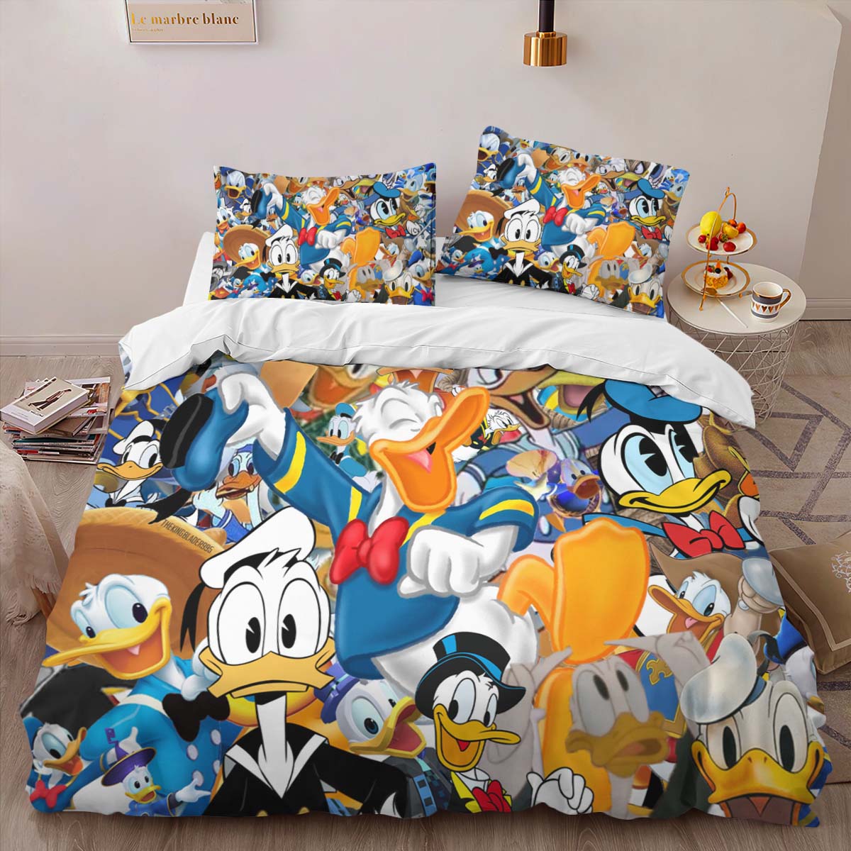 Housse De Couette Donald Duck Disney 02 Parure de lit Ensemble De Literie – Image 2