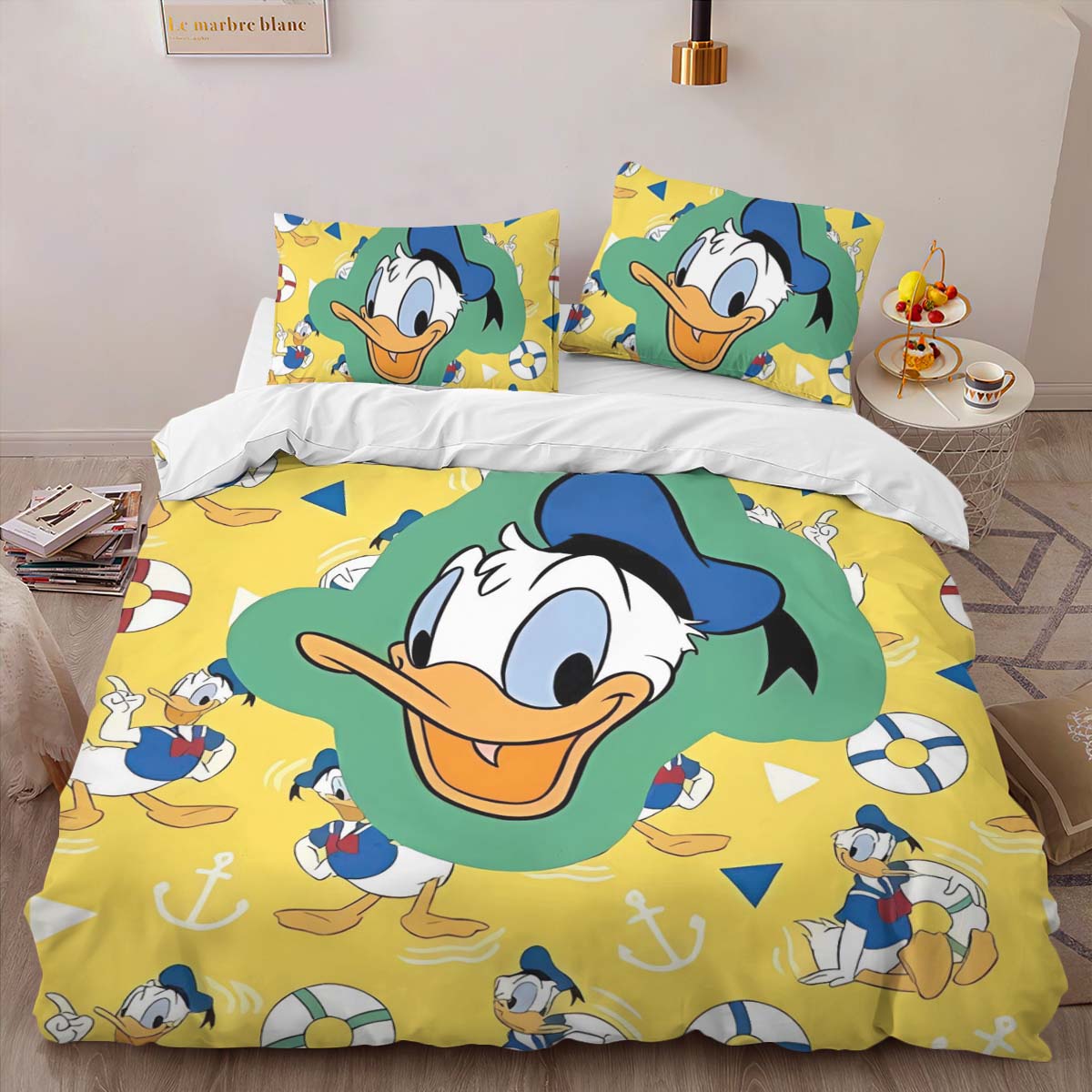 Housse De Couette Donald Duck Disney 06 Parure de lit Ensemble De Literie – Image 2