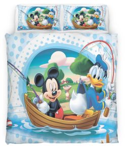 Housse De Couette Donald Duck & Mickey Mouse Disney Parure de lit Ensemble De Literie