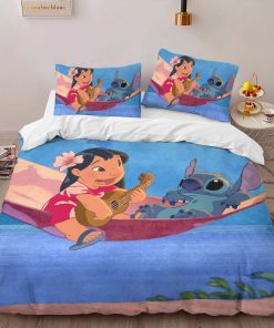 Alternative view of Housse De Couette Personnages Disney Lilo & Stitch 1002 Parure de lit Ensemble De Literie
