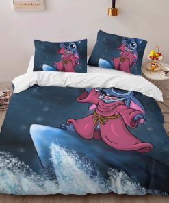 Alternative view of Housse De Couette Disney Stitch Surf Parure de lit Ensemble De Literie