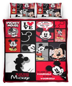 Housse De Couette Mickey Mouse Disney 20 Parure de lit Ensemble De Literie