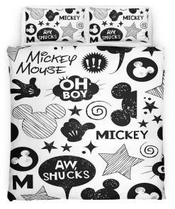 Housse De Couette Mickey Mouse Disney 29 Parure de lit Ensemble De Literie