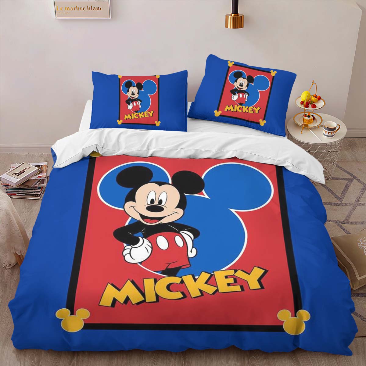 Housse De Couette Mickey Mouse Disney 44 Parure de lit Ensemble De Literie – Image 2